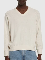 Unisex Pullover V-Ausschnitt 
