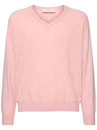 Unisex-pullover Mit V-ausschnitt