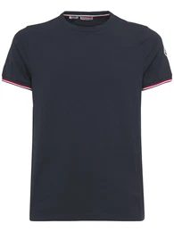 T-shirt Aus Stretch-baumwolljersey
