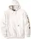 Carhartt Logo, Kapuzenpullover - Wei - XL