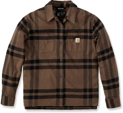 Carhartt Loose Fit Midweight Flannel Hemd Damen braun