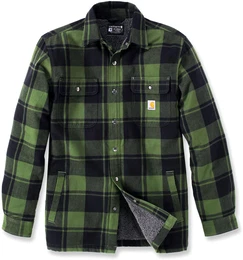 Flannel Sherpa, Textiljacke - Schwarz/Grn - XL