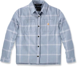 Rugged Flex Flannel, Hemd Damen - Hellblau/Wei - L