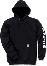 Logo, Kapuzenpullover - Schwarz - XXL