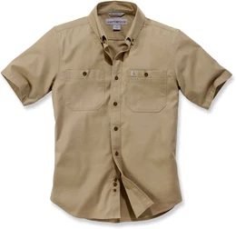 Rugged Flex Rigby, Hemd kurzarm - Beige - XXL