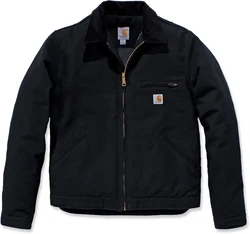 Carhartt Duck Detroit Jacke schwarz