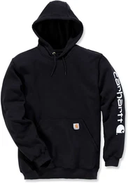 Logo, Kapuzenpullover - Schwarz - S