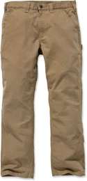 Washed Twill, Textilhose - Braun - W38/L34