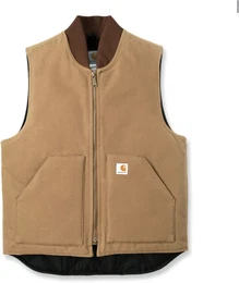 V01 Firm Duck, Weste - Hellbraun - L