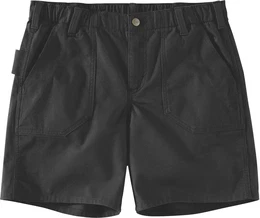 Rugged Flex Canvas Work, Shorts Damen - Schwarz - W4