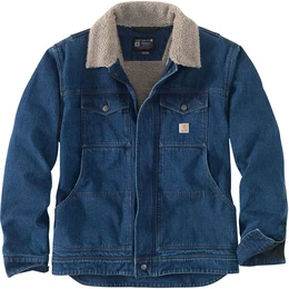 Denim-Sherpa, Jeansjacke - Blau (H87) - L