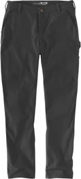 Canvas Work Relaxed-Fit, Textilhose Damen - Schwarz - W10