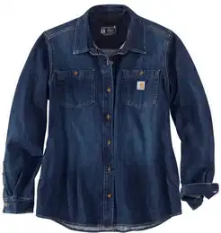 Zion, Jeans-Bluse - Dunkelblau (H85) - S