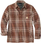 Carhartt Flannel Sherpa Hemd/Jacke Braun/Grau