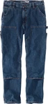 Carhartt Double-Front Logger Hose (H45) blau/Blau