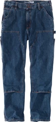 Carhartt Double-Front Logger Hose (H45) blau/Blau