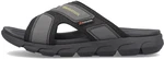Rieker Herren Pantolette Grau/Dunkelgrau/Schwarz