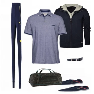 Outfit mit Blau Sportrucksack Patagonia "About You"
