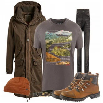 Winter Outfits mit Schwarz Tom Tailor "About You"