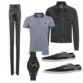Outfit mit Grau Sneaker Volcom "About You"