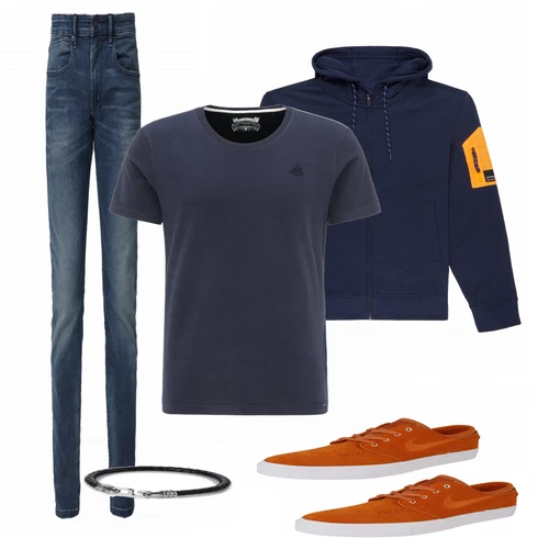 Orange Schuh Sneaker Nike kombinieren