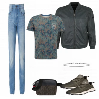 Outfit mit Blau stones "About You"