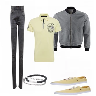 Outfit mit Gelb Sneaker BIDEN "About You"