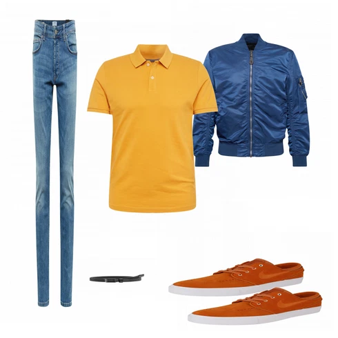 Orange Schuh Sneaker Nike kombinieren