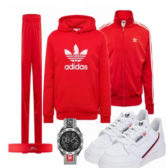 Outfit mit Grau Schuh Sneaker Adidas Originals "Adidas"