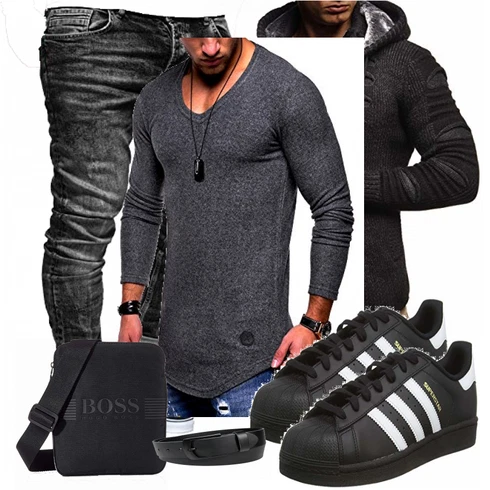 Blau Trachtenmode Adidas, Blau Trachtenmode Boss kombinieren mit Blau Gürtel Vascavi