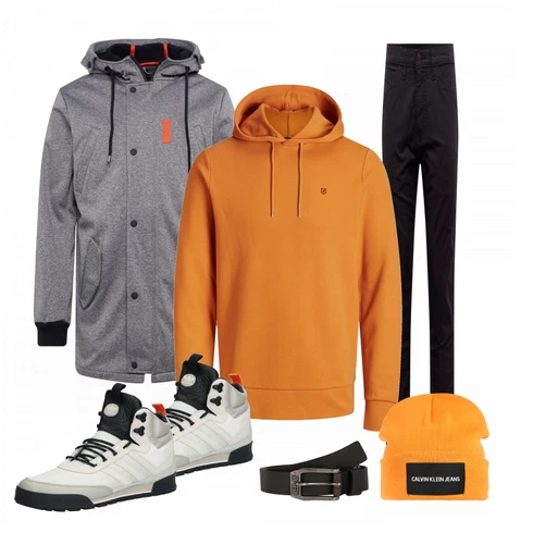 Orange Hut kombinieren
