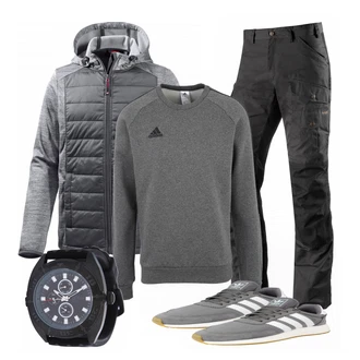 Outfit mit Schal "AdidAS"