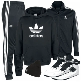 Outfit mit Schwarz Hut Adidas Originals "Adidas"