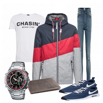 Outfit mit Blau Sneaker Nike "Aidany"