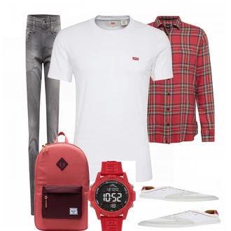 Outfit mit Grau EDC by Esprit "Alltags Outfit"