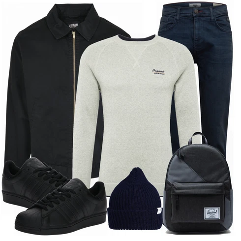 Mischfarben Accessoire Hut Coal kombinieren
