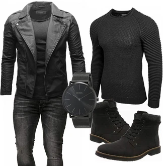 Winter Outfits Sommer mit Schwarz Unkategorisiert OneRedox "Alltags Outfit"