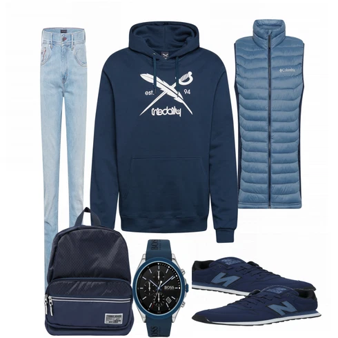 Schwarz Rucksack Tommy Jeans kombinieren