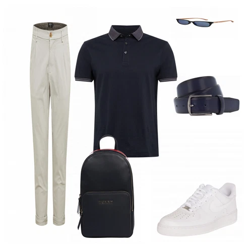 Blau Rucksack Tommy Hilfiger kombinieren