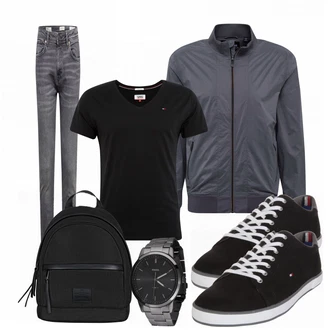Outfit mit Grau SommerJacke Superdry "Alltags Outfit"