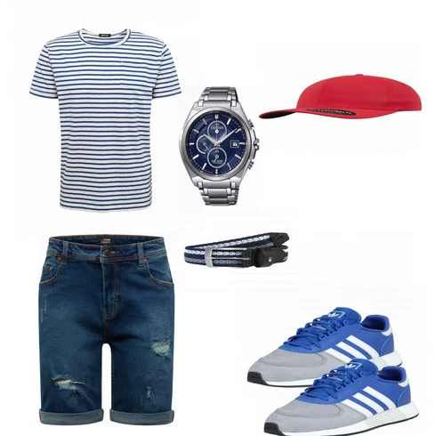 Blau Hemd denim project kombinieren