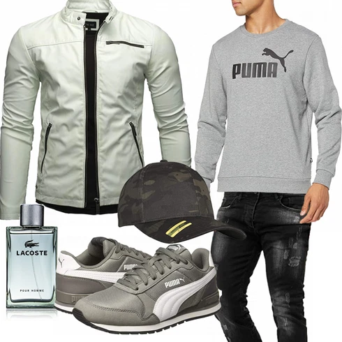 Tasche Flexfit kombinieren mit Grau Trachtenmode Puma