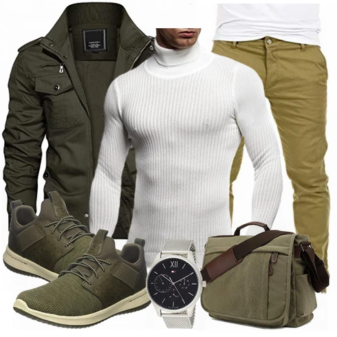 Grün Accessoire/Winter Parka KEFITEVD kombinieren