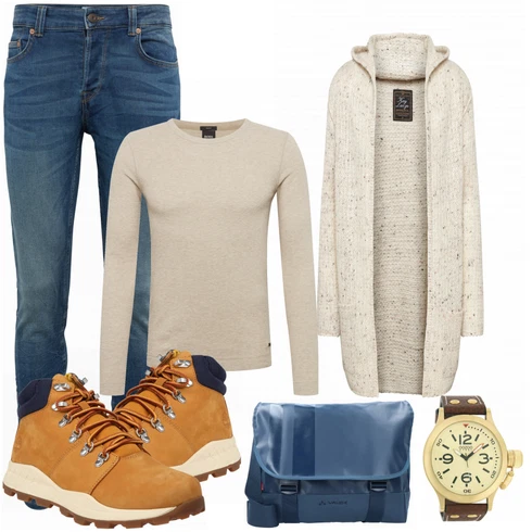 Gelb Schuh Stiefel Timberland kombinieren