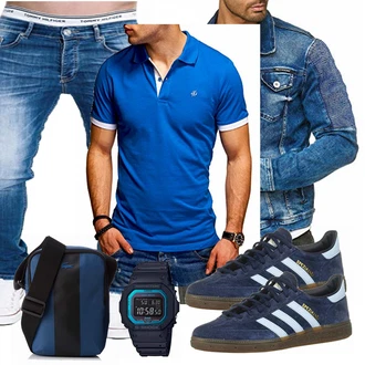Ausgang Outfit mit Blau Unkategorisiert Jack & Jones "Alltags Outfit"Look: Ausgang