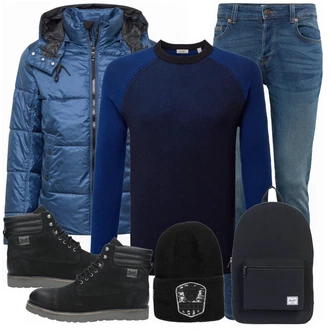 Outfit mit Mischfarben EDC by Esprit "Alltags Outfit"