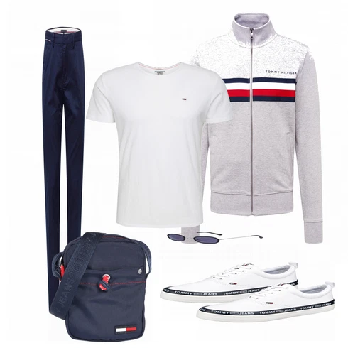 Grau Sneaker Tommy Jeans kombinieren