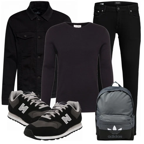 Grau Tasche Rucksack Adidas Originals kombinieren