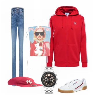 Sommer Outfits mit Blau Jeans Jack & Jones "Alltags Outfit"