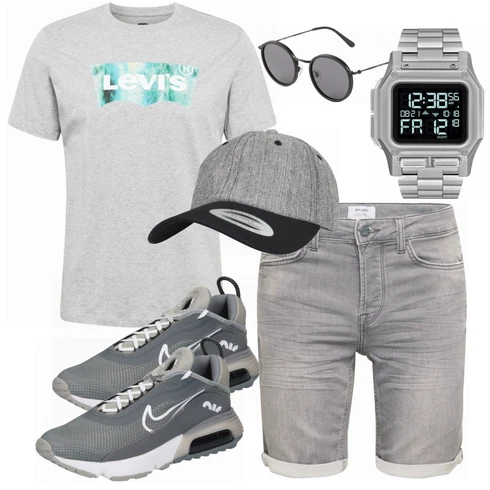 Grau Hemd Only & Sons kombinieren